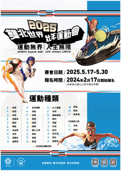 2025雙北世壯運-運動項目