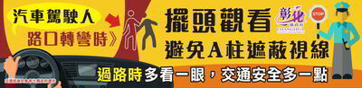 汽車駕駛路口轉彎擺頭察看